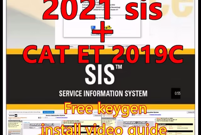 SIS for red cat Service Information System+ flash files 2020+ 2019C Cat ET 2019C Electronic Technician+ ET factory